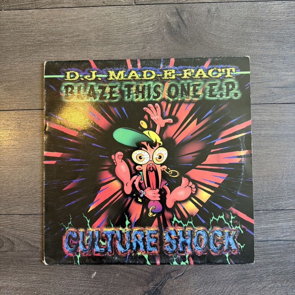 DJ Mad E-Fact Blaze This One EP Vinyl Record Gabber Electric Acid Happy Hardcore